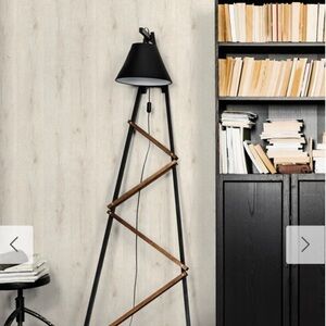 Rasch European Wallpaper wood design grey white 514407 NWT 1 Roll